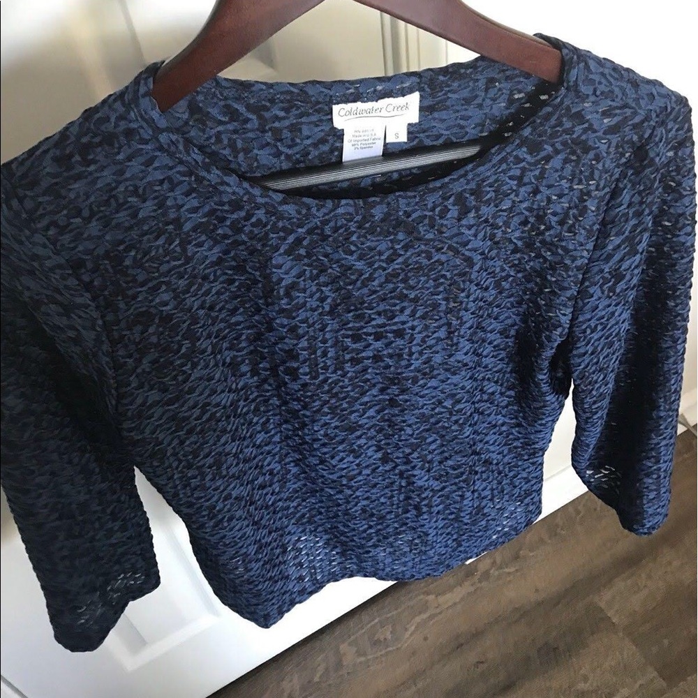 Women’s Coldwater Creek Shirt Size S, Blue